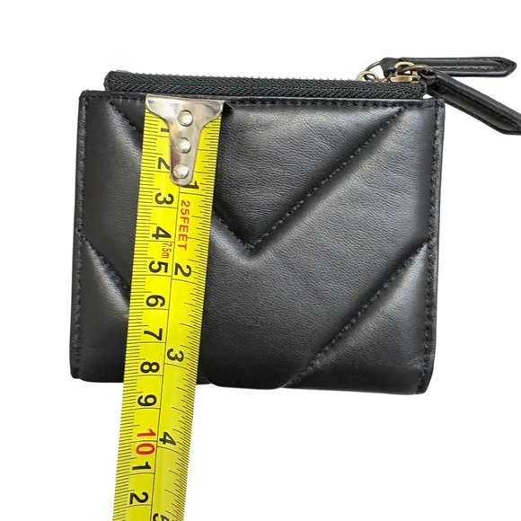 Kurt Geiger black leather compact mini wallet - Picture 5 of 8